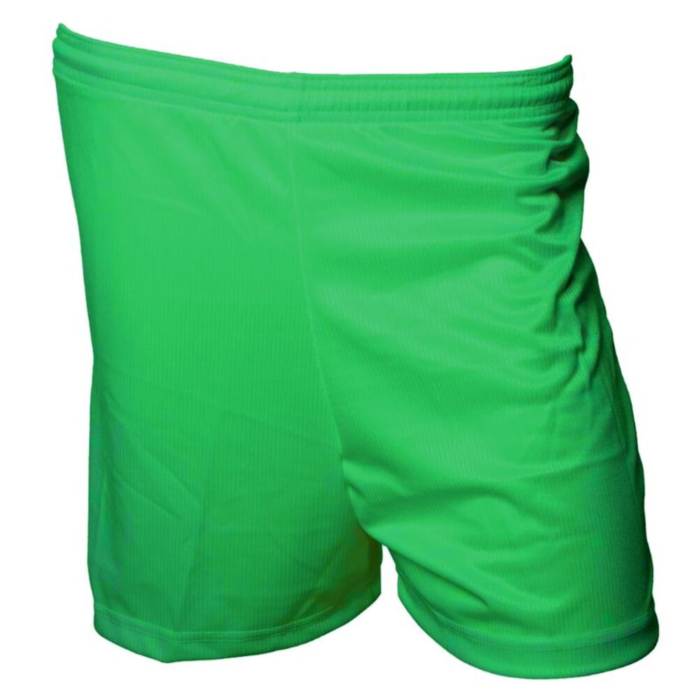 Precision Childrens/Kids Micro-Stripe Football Shorts / Green